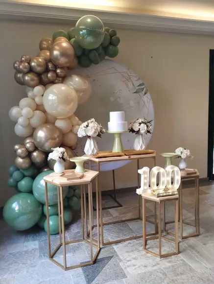Decoração Adulto Verde com Balões