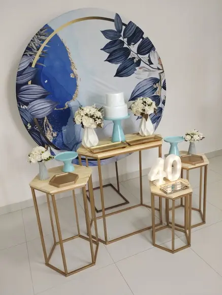 Decoração Azul Festa 40 Anos