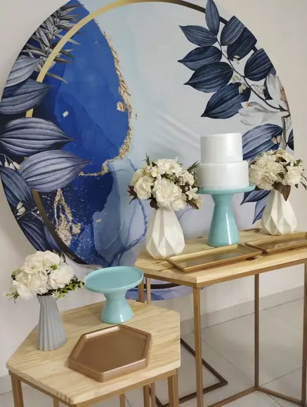 Decoração Azul Festa 40 Anos