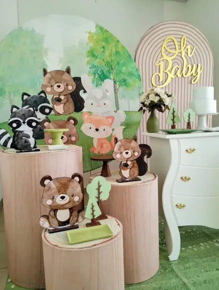 Decoração Bosque Encantado Chá de Bebê