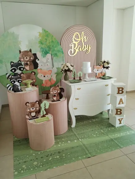 Decoração Bosque Encantado Chá de Bebê