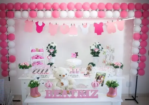 DECORAÇÃO CHÁ DE BEBÊ TEMA URSINHO