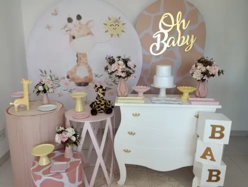 Decoração Chá de Bebê Girafa