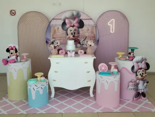 Decoração Confeitaria da Minnie