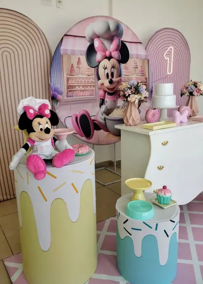 Decoração Confeitaria da Minnie
