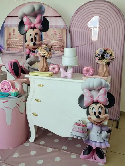 Decoração Confeitaria da Minnie