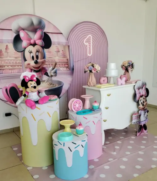 Decoração Confeitaria da Minnie
