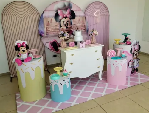 Decoração Confeitaria da Minnie