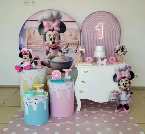 Decoração Confeitaria da Minnie