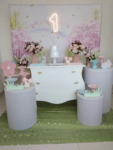 Decoração de Aniversário Jardim dos Passarinhos