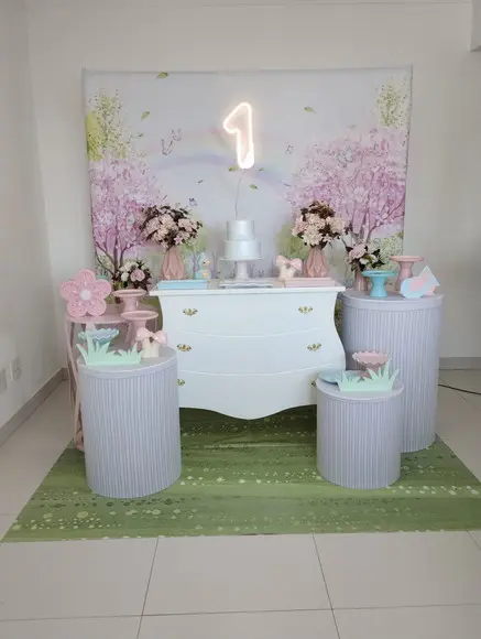 Decoração de Aniversário Jardim dos Passarinhos