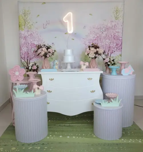 Decoração de Aniversário Jardim dos Passarinhos