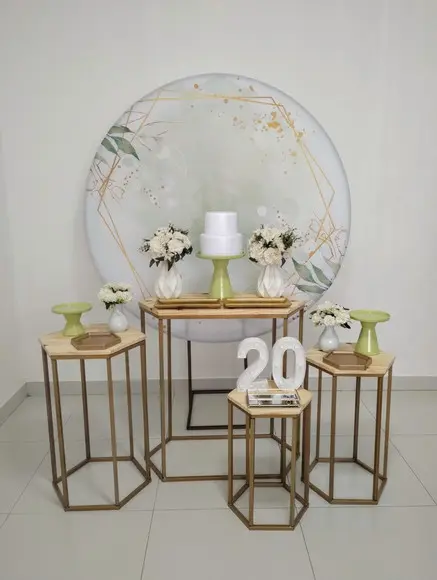 Decoração de Festa Adulto 20 Anos Verde