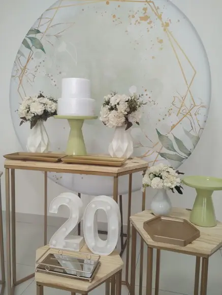 Decoração de Festa Adulto 20 Anos Verde