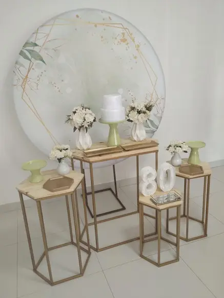 Decoração de Festa Adulto 80 Anos Verde