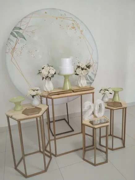 Decoração de Festa Adulto 20 Anos Verde