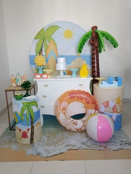 Decoração de Festa Tema Praia