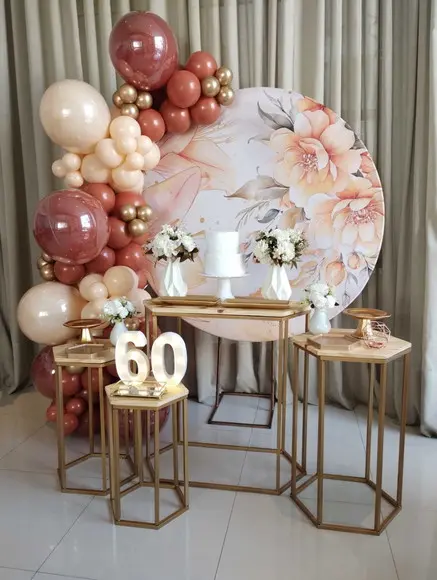Decoração Festa Adulto 60 Anos com Balões