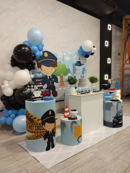 Decoração Festa Polícia