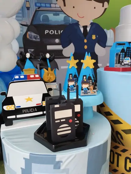 Decoração Festa Polícia