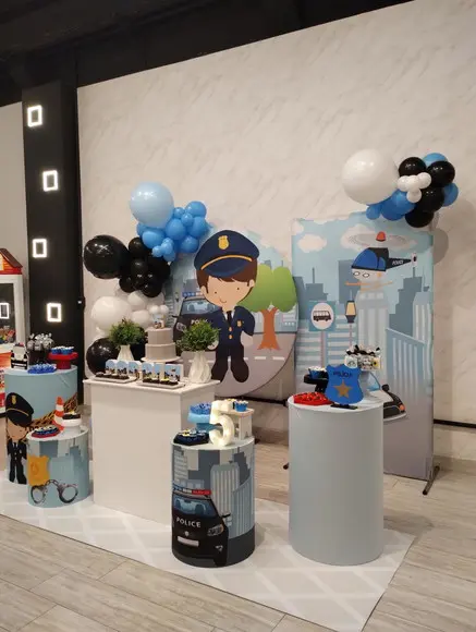 Decoração Festa Polícia