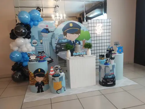 Decoração Festa Polícial