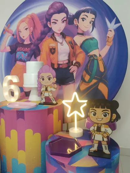 Decoração Guerreiras do K-pop