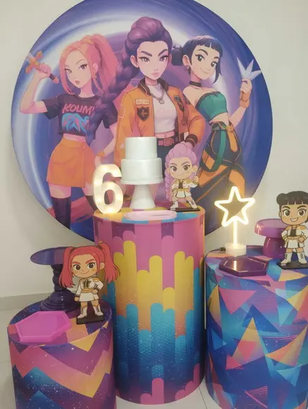 Decoração Guerreiras do K-pop