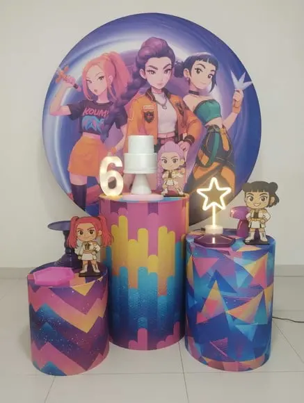 Decoração Guerreiras do K-pop