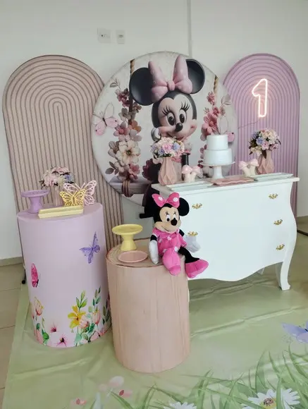 Decoração Jardim da Minnie