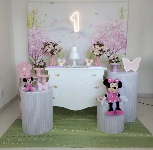Decoração Jardim da Minnie