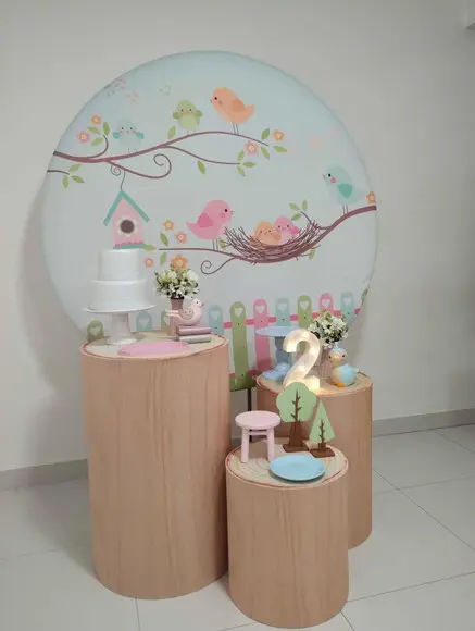 Decoração Jardim dos Passarinhos