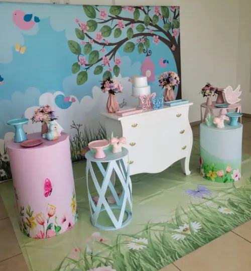 Decoração Jardim dos Passarinhos