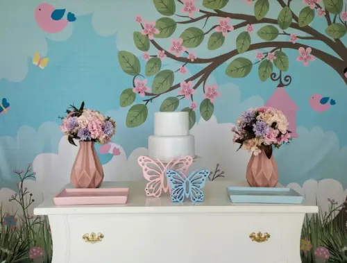 Decoração Jardim dos Passarinhos
