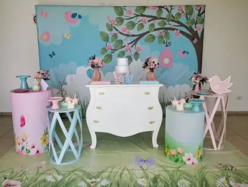 Decoração Jardim dos Passarinhos