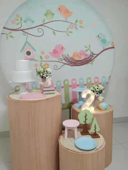 Decoração Jardim dos Passarinhos