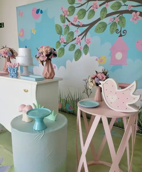 Decoração Jardim dos Passarinhos