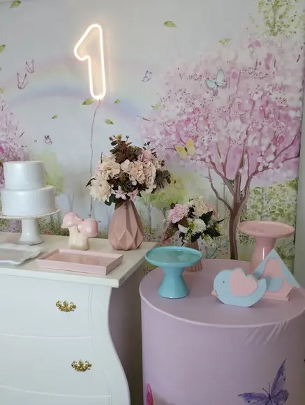 Decoração Jardim Encantado dos Passarinhos
