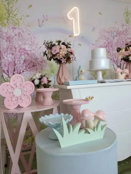 Decoração Jardim Encantado dos Passarinhos