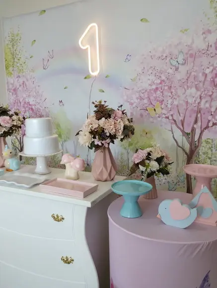 Decoração Jardim Encantado dos Passarinhos