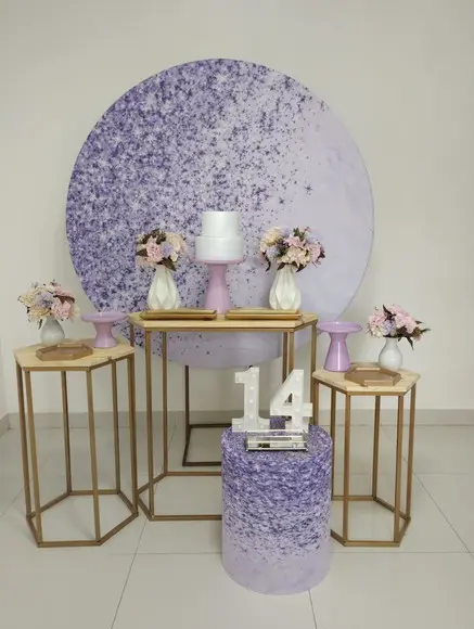 Decoração Lilás 14 Anos