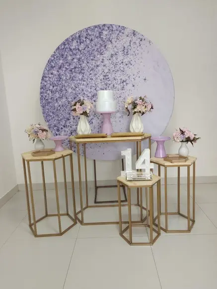 Decoração Lilás 14 Anos