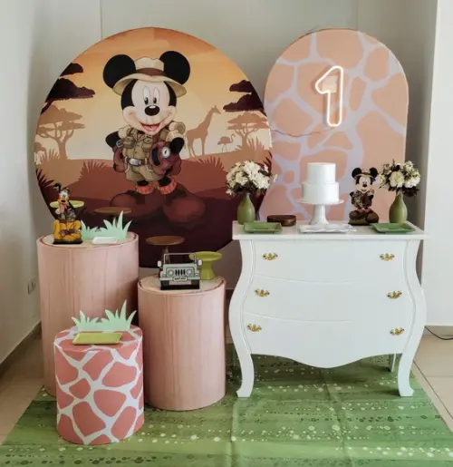 Decoração Mickey Safári