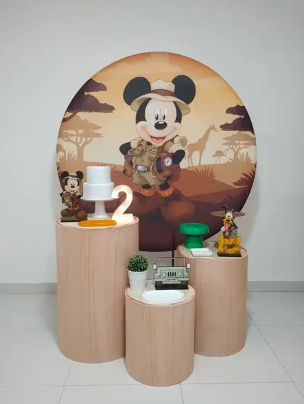 Decoração Mickey Safari