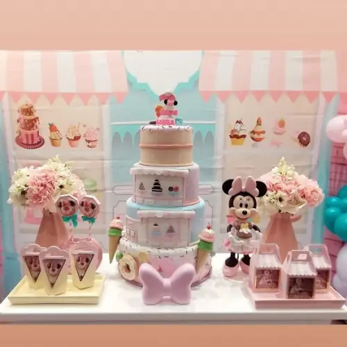 Decoração Minnie Confeiteira