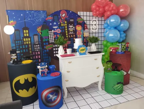 Decoração Super Heróis