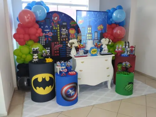 Decoração Super Heróis