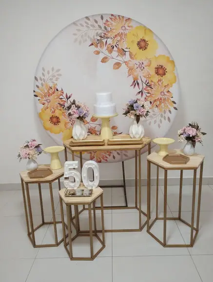 Festa Adulto 50 Anos Amarelo