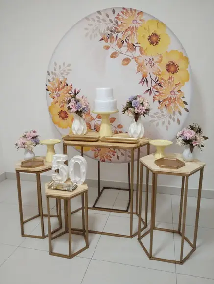 Festa Adulto 50 Anos Amarelo