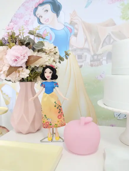 Festa Branca de Neve Rosa